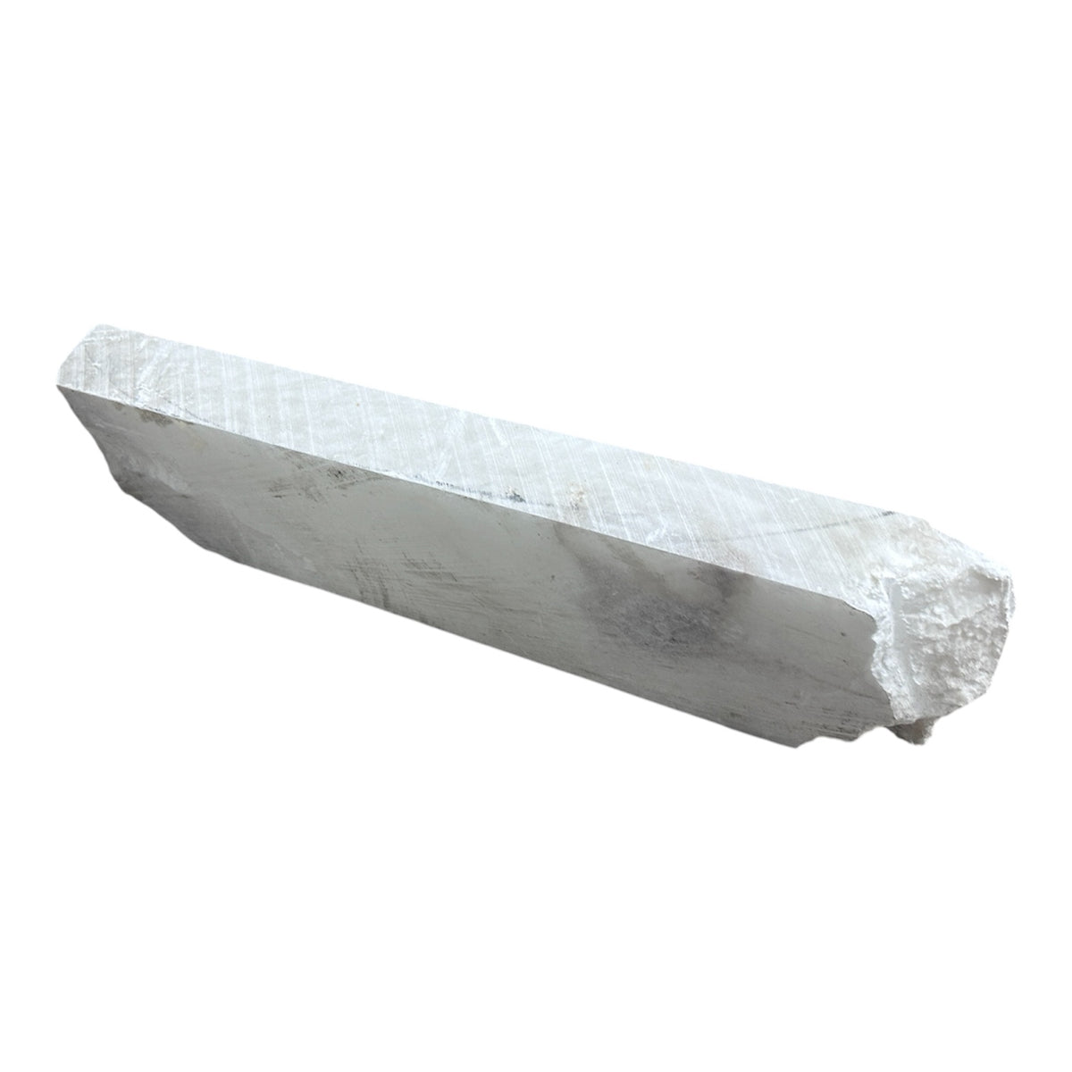 31lb Mario's White Translucent Alabaster 25x7x2.5