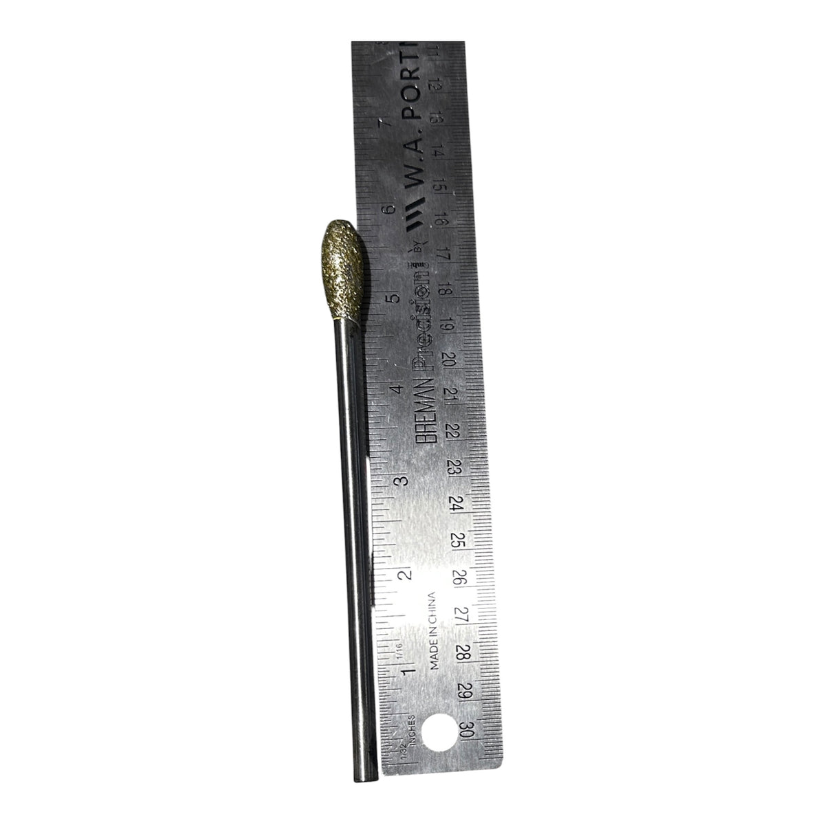 Diamond Burr #07 Oval  3/8x1" (10x25mm) 1/4" Long Shaft