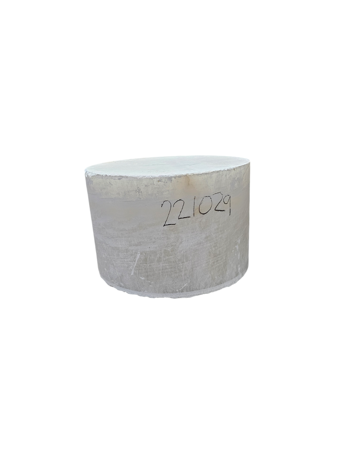 9-1/8"dx 8"j Silinder Alabaster Putih #221017