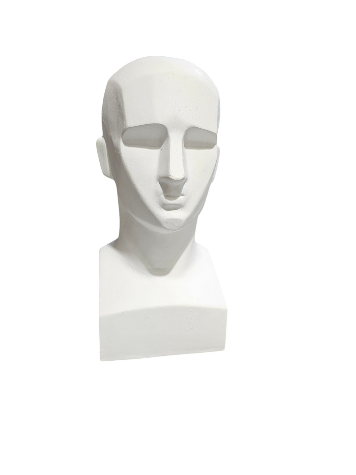 Plaster Blocked Bust 17in