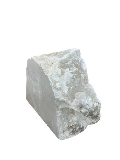 Mario's Italian White Translucent Alabaster Slab 31lb 11x9x6 #MWS01001041