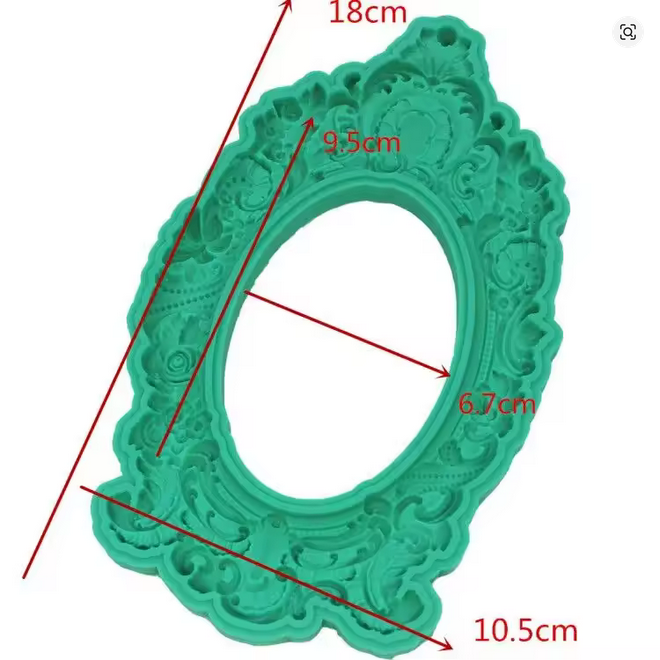 Frame Ornate Silicone Mold