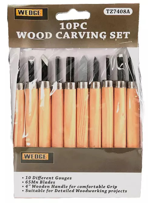Set Ukir Kayu 10pc 