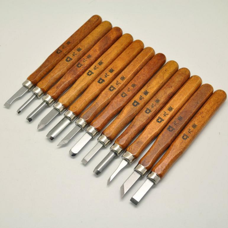 Yasutomo Wood Carving Set 12 Piece Set