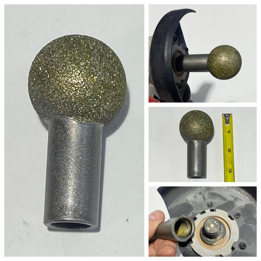 Diamond Router Sphere 1-1/2" (40mm) 5/8"-11