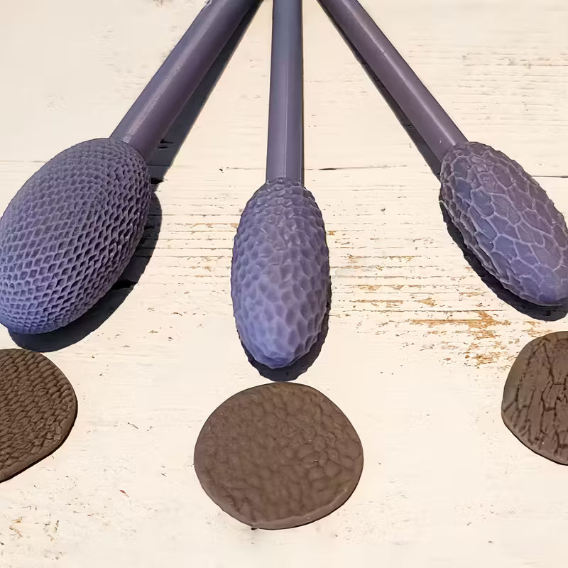 Medium Skin & Creature Texture Stick Tool Set of 9