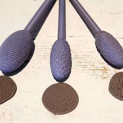 Medium Skin & Creature Texture Stick Tool Set of 9