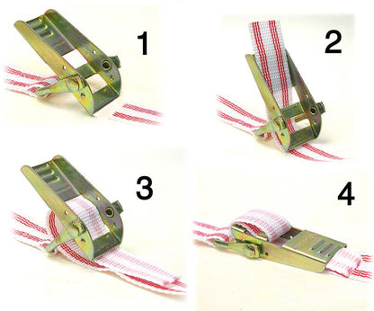Mold Banding Straps 1''x6' Orange 5pc