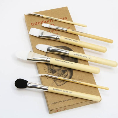 SFX Glue Brush Set 7 pc. with Ziplock Pouch