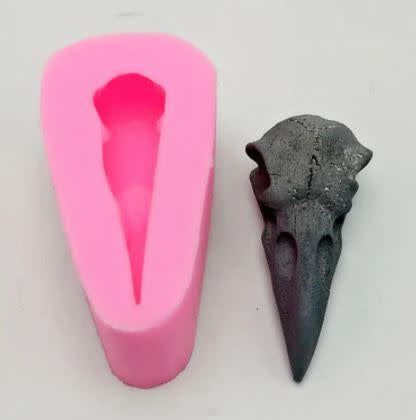Crow Skull Silicone Mold