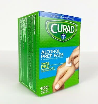 Pad Penyingkiran Solekan Alkohol Kotak 100