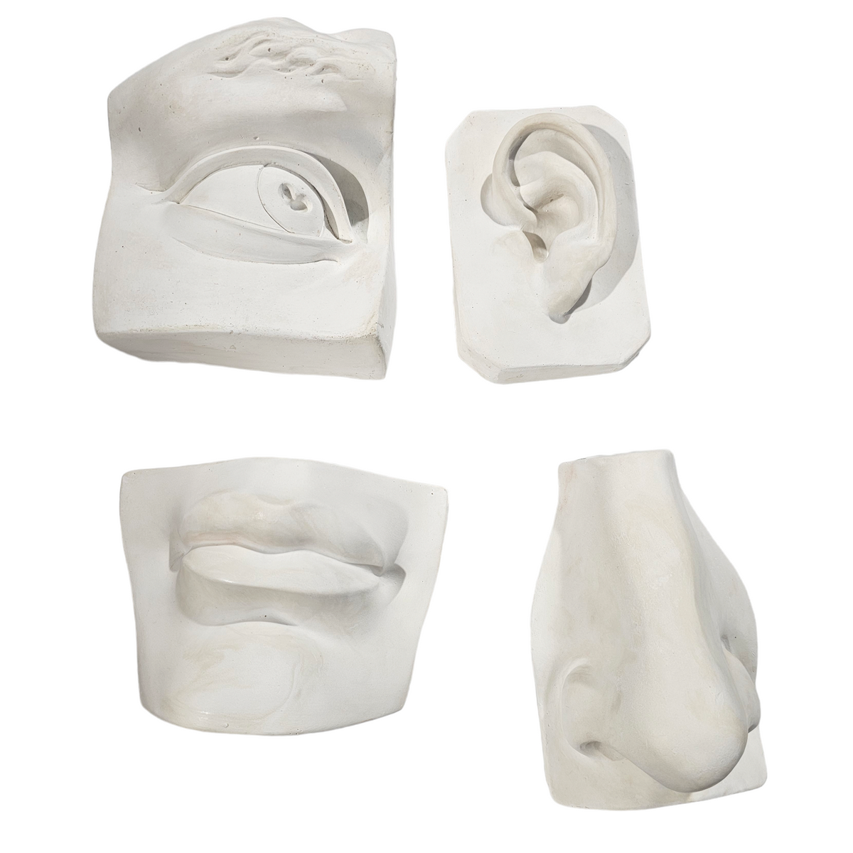 Set Ciri Muka David Plaster Empat Putih