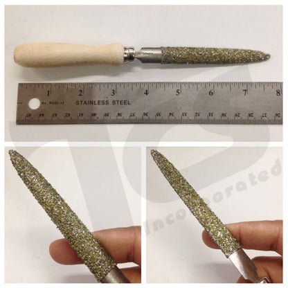 Escofinas de gabinete de diamante semicirculares