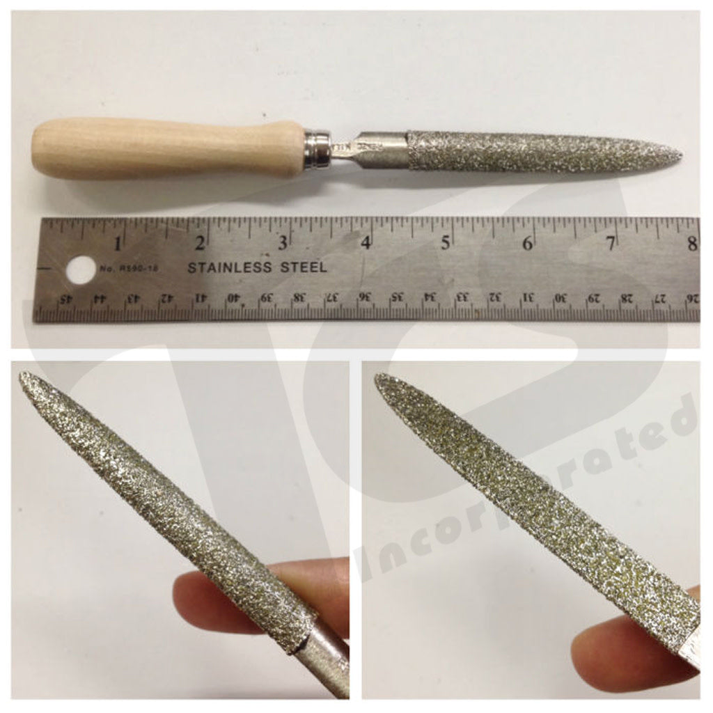 Escofinas de gabinete de diamante semicirculares