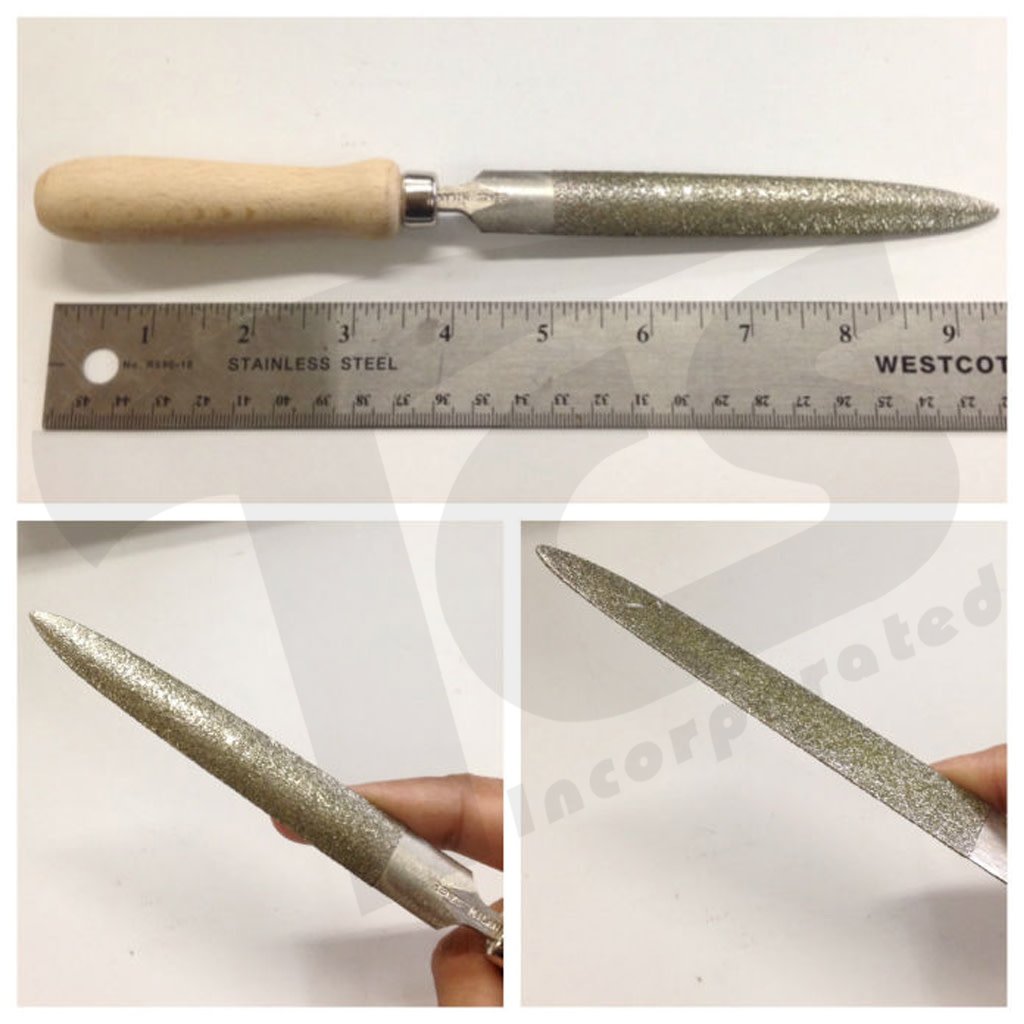 Escofinas de gabinete de diamante semicirculares