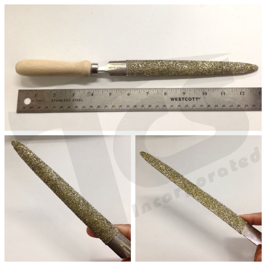 Escofinas de gabinete de diamante semicirculares
