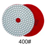 4" (100mm) Diamond Wet/Dry Velcro Polishing Discs (50-400 grit ) Set of 4