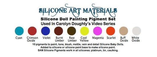 Silicone Baby Doll Painting Pigment Set 7ml 10pc Set #1