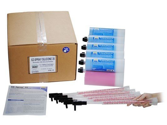 Cartuchos de silicona EZ-Spray 35 Caja de 5 1500 ml (18,75 lbs. / 8,51 kg.)