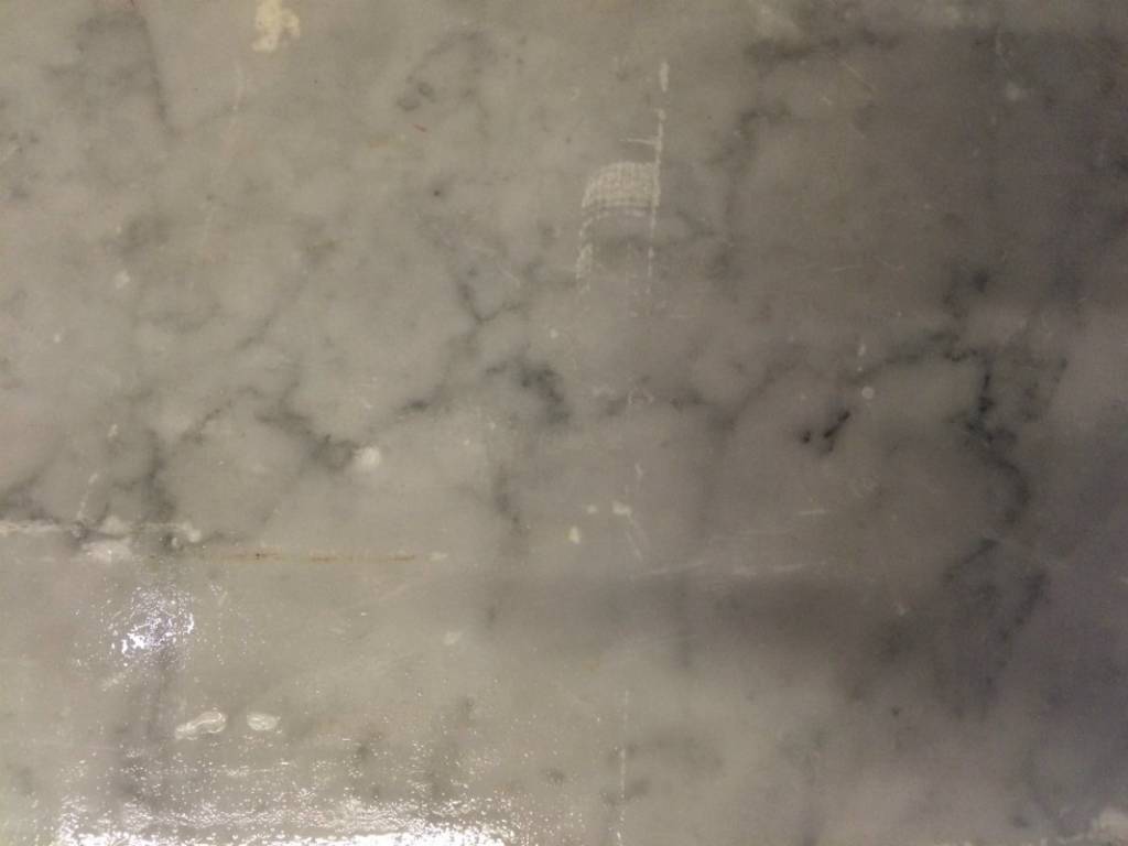 670 paun Carrara Bianco biru/kelabu 21x21x17 #341015