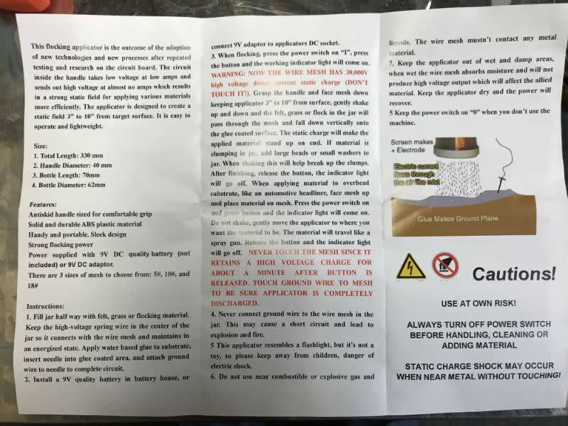 Tongkat Berkelompok Elektrostatik