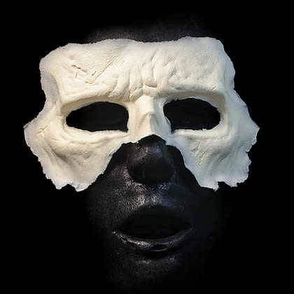 Foam Latex 1/2 Face Zombie 77 Unpainted