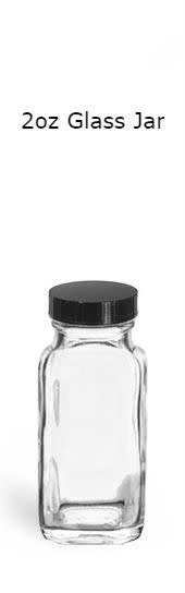 Botol Kaca Cerah French Square dengan Penutup Hitam 2oz