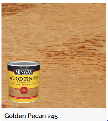 Kemasan Kayu Pecan Emas 245 Sukuan