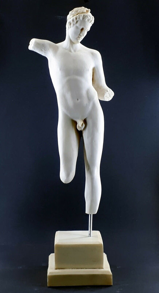 Arca Torso Yunani Klasik Marmar Tuang 8 x 6 x 25