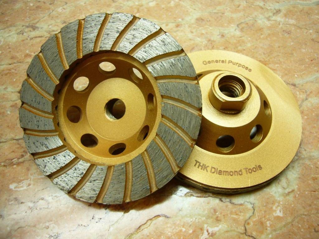 Roda Pengisar Berlian Turbo 5" Tersinter