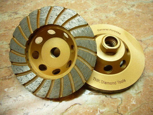 Roda Pengisar Berlian Turbo 5" Tersinter