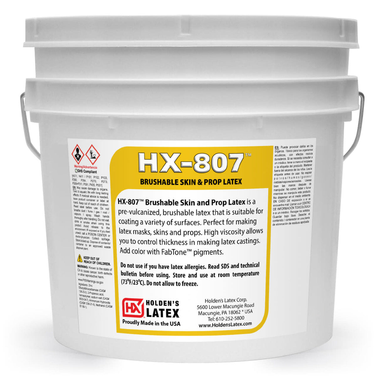 HX-807 Revestimiento con brocha y látex para fundición Galón