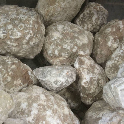 Mario's Italian White Translucent Alabaster Boulder Per Pound