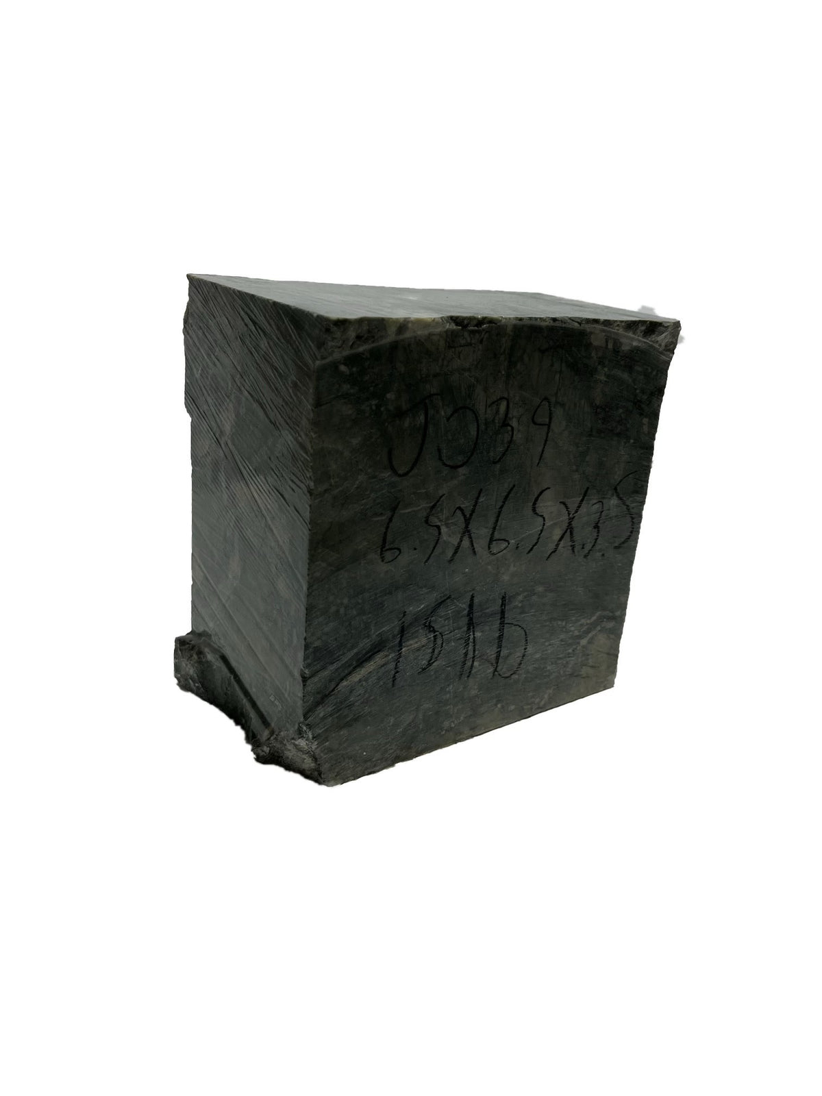 13lb Green Nephrite Jade 6x6x3 #J039