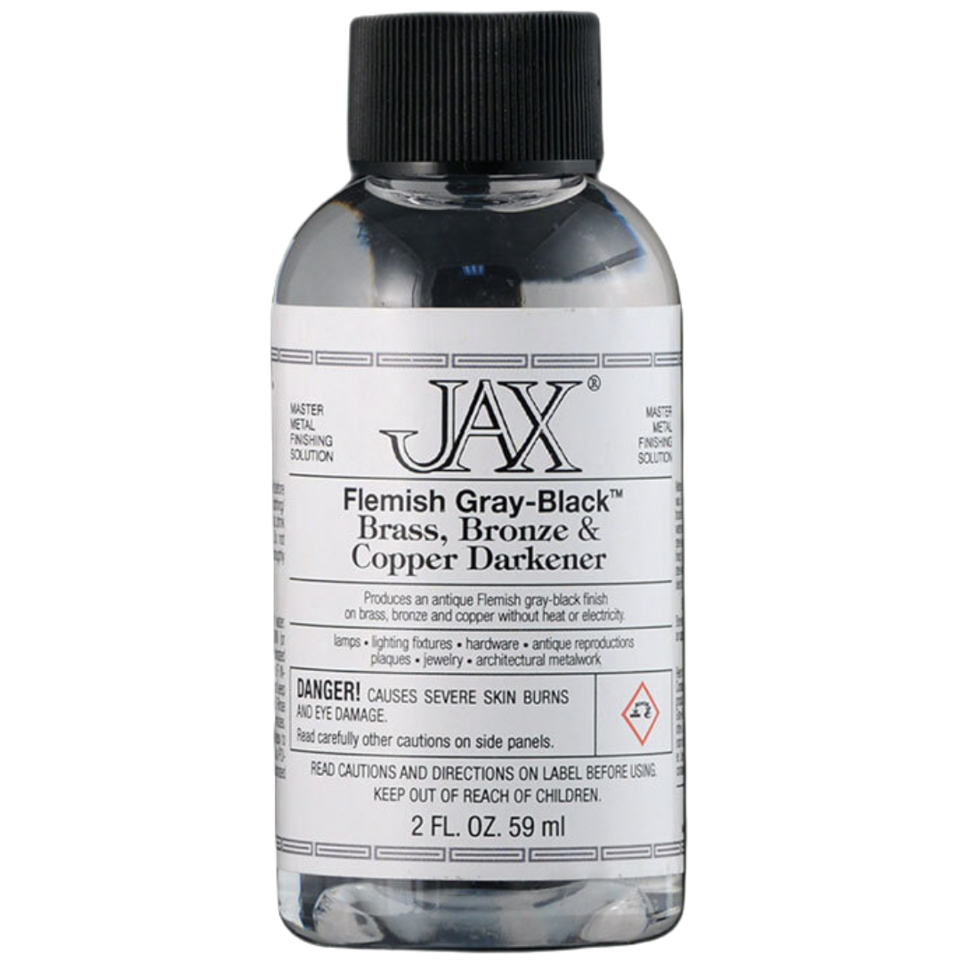 Patina Kelabu-Hitam Jax Flemish