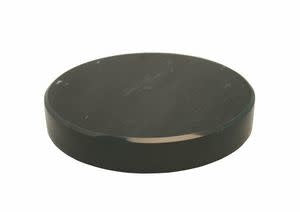 Tapak Marmar Bulat Hitam 6" Diameter x1 1/2" #991020
