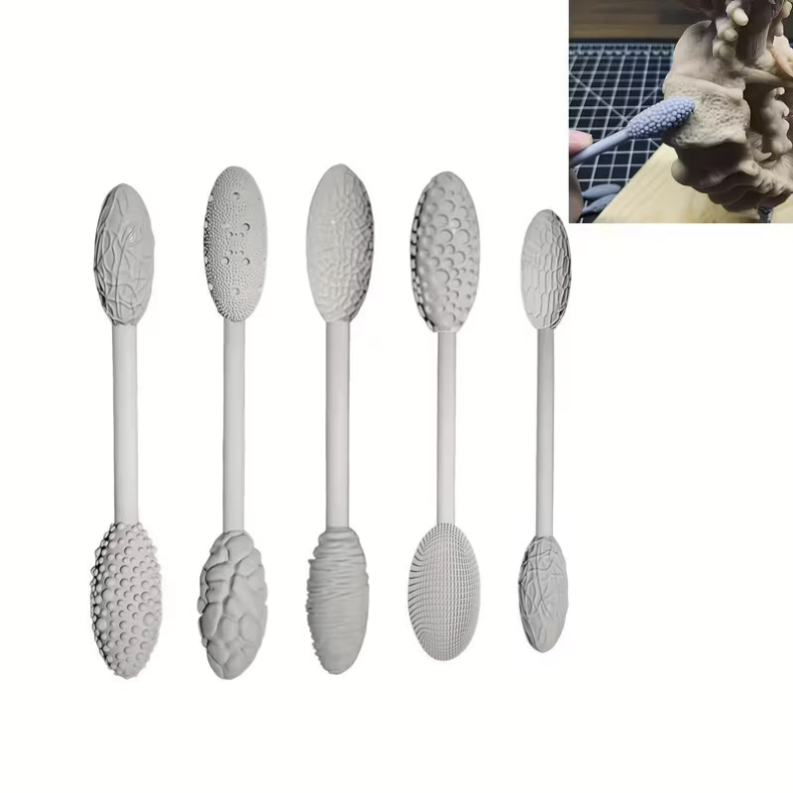 Large Skin & Creature Texture Tool Double Sided Set of 5