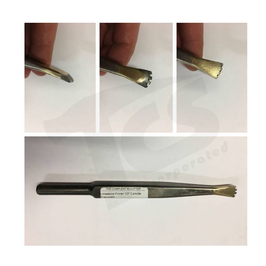 Batu Kapur Pneumatik Karbida 1/2" Lebih Pejal