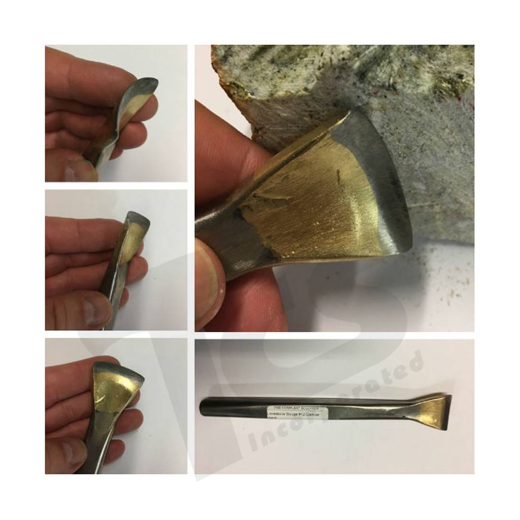 Limestone Gouge #12 Carbide Hand
