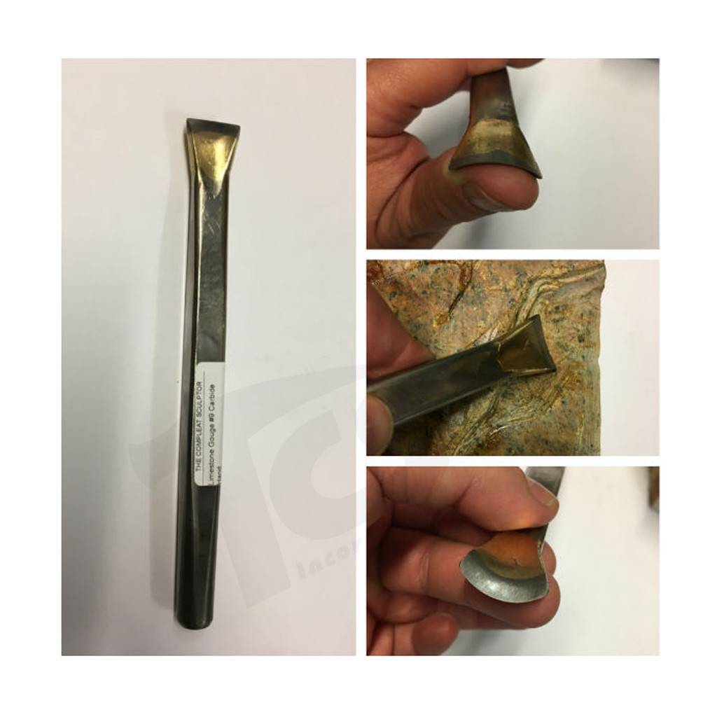 Limestone Gouge #9 Carbide Hand