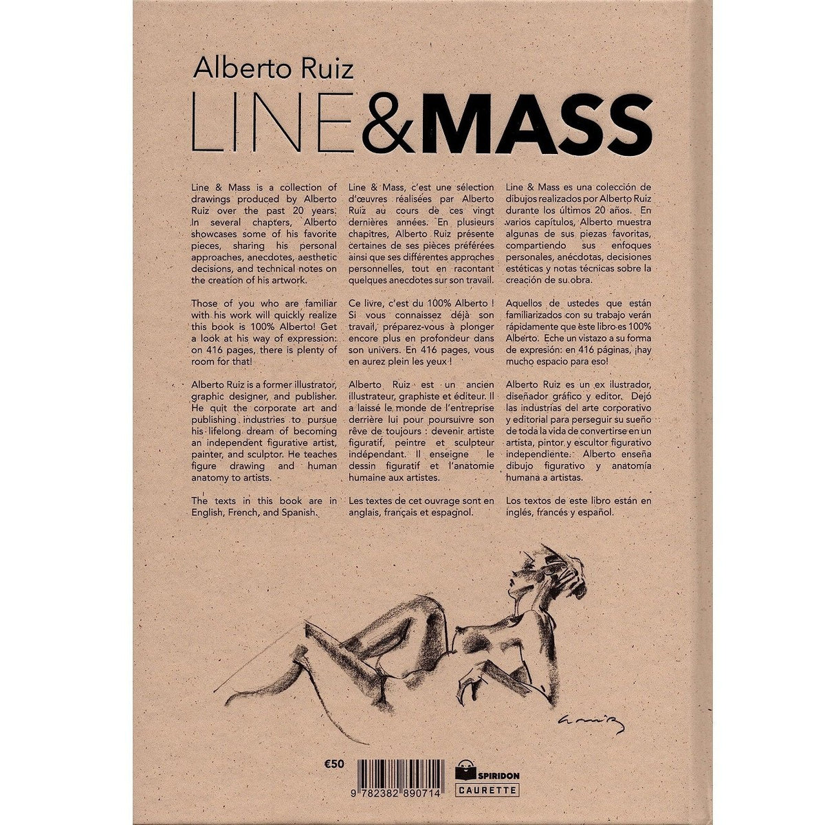LINE &amp; MASS oleh Alberto Ruiz Buku Kulit Keras