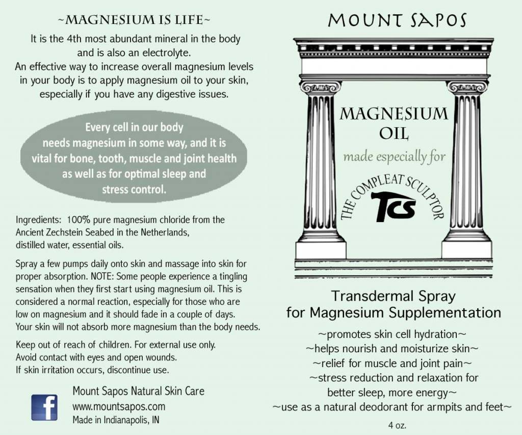 Gosok Minyak Magnesium 4 oz.
