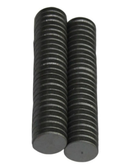 50 pcs Magnet Seramik - Cakera Bulat 25 mm (1 inci).