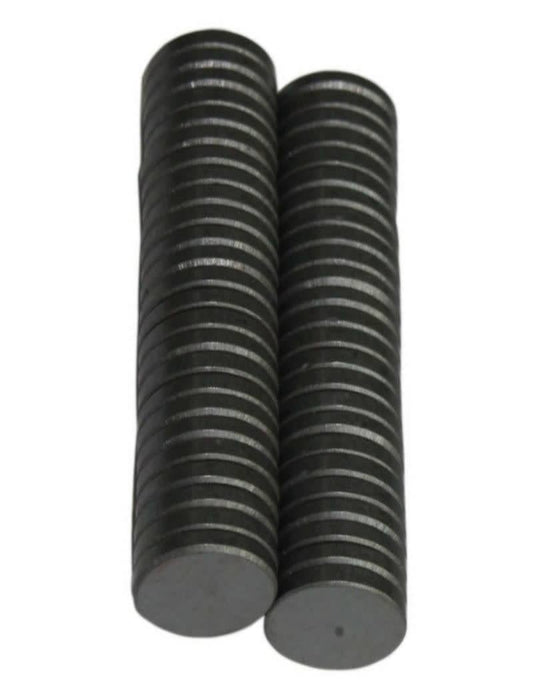 50 pcs Magnet Seramik - Cakera Bulat 25 mm (1 inci).