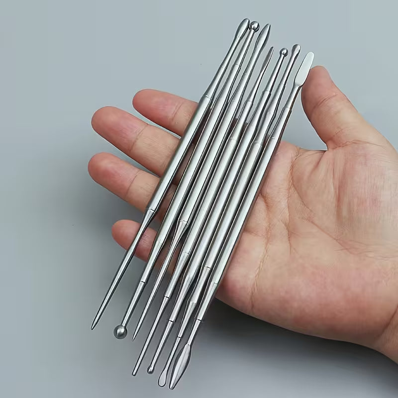 Double Sided Stainless Steel Detailing Tool Set (7pcs)