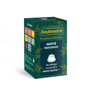 Sandemetrio Compatible Dolce Gusto Notte Biologique 12pz