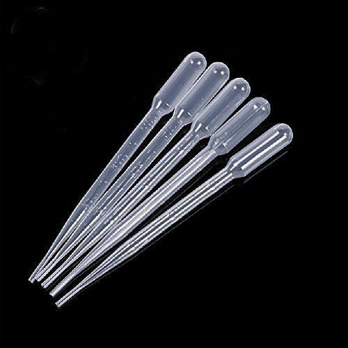 Pipeta de transferencia de plástico transparente de 20 piezas, gotero desechable de 3ml