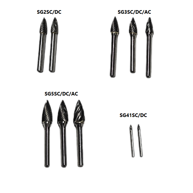 Pointed Tree Carbide Burrs