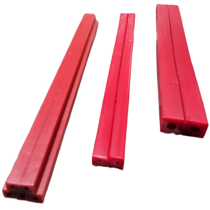 Wax Sprues Red Square Cored