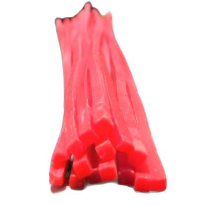 Pepejal Segiempat Merah Lilin Sprues